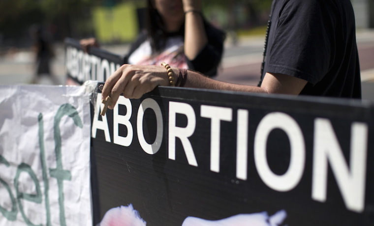 abortion protest